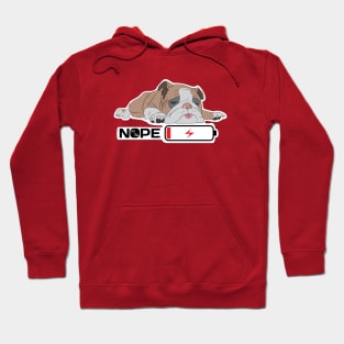 Snoozing Bulldog Hoodie